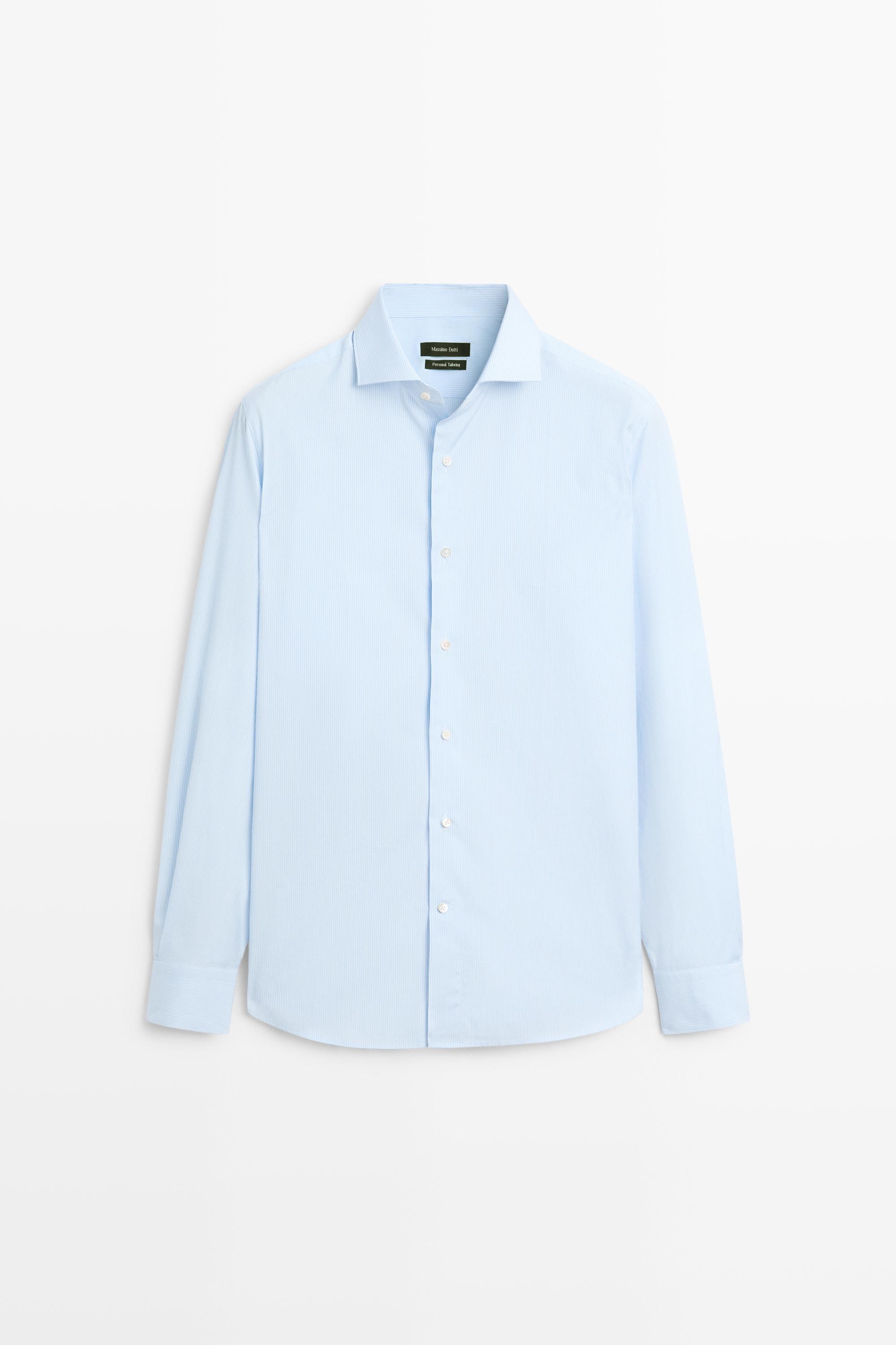 Chemise slim à rayures tailoring